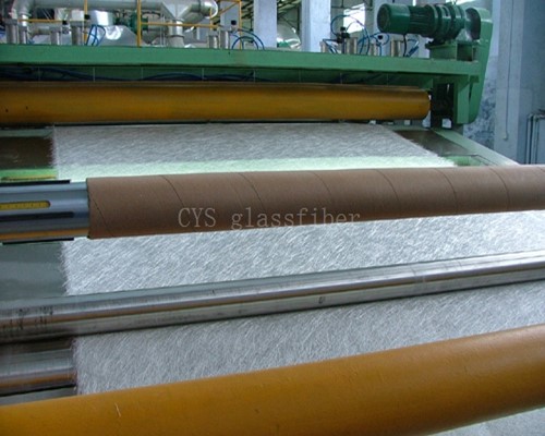 fiberglass mat for machine lying